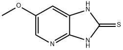 6-Methoxy-1H-imidazo[4,5-b]pyridine-2(3H)-thione Struktur
