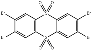 Thianthrene, 2,3,7,8-tetrabromo-, 5,5,10,10-tetraoxide Structure