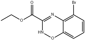 2H-1,2,4-Benzoxadiazine-3-carboxylic acid, 5-bromo-, ethyl ester Structure