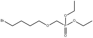 Phosphonic acid, [(4-bromobutoxy)methyl]-, diethyl ester (9CI) 结构式