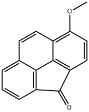 4H-Cyclopenta[def]phenanthren-4-one, 1-methoxy- Structure