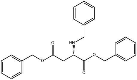 L-Aspartic acid, N-(phenylmethyl)-, 1,4-bis(phenylmethyl) ester,117176-16-6,结构式