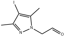 (4-iodo-3,5-dimethyl-1H-pyrazol-1-yl)acetaldehyde,1171787-59-9,结构式