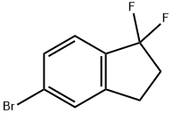 5-bromo-1,1-difluoro-2,3-dihydro-1H-indene Structure