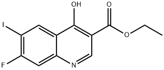 Ethyl 7-fluoro-4-hydroxy-6-iodoquinoline-3-carboxylate,1171925-77-1,结构式