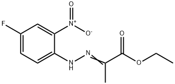 Propanoic acid, 2-[2-(4-fluoro-2-nitrophenyl)hydrazinylidene]-, ethyl ester