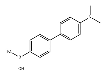 BORONIC ACID, B-[4'-(DIMETHYLAMINO)[1,1'-BIPHENYL]-4-YL]- 结构式