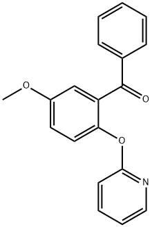 Methanone, [5-methoxy-2-(2-pyridinyloxy)phenyl]phenyl- 化学構造式