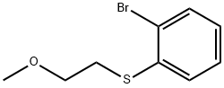 1-Bromo-2-[(2-methoxyethyl)thio]benzene Structure