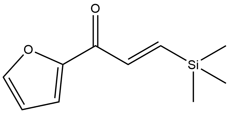 (2E)-1-(furan-2-yl)-3-(trimethylsilyl)prop-2-en-1-one,117360-73-3,结构式