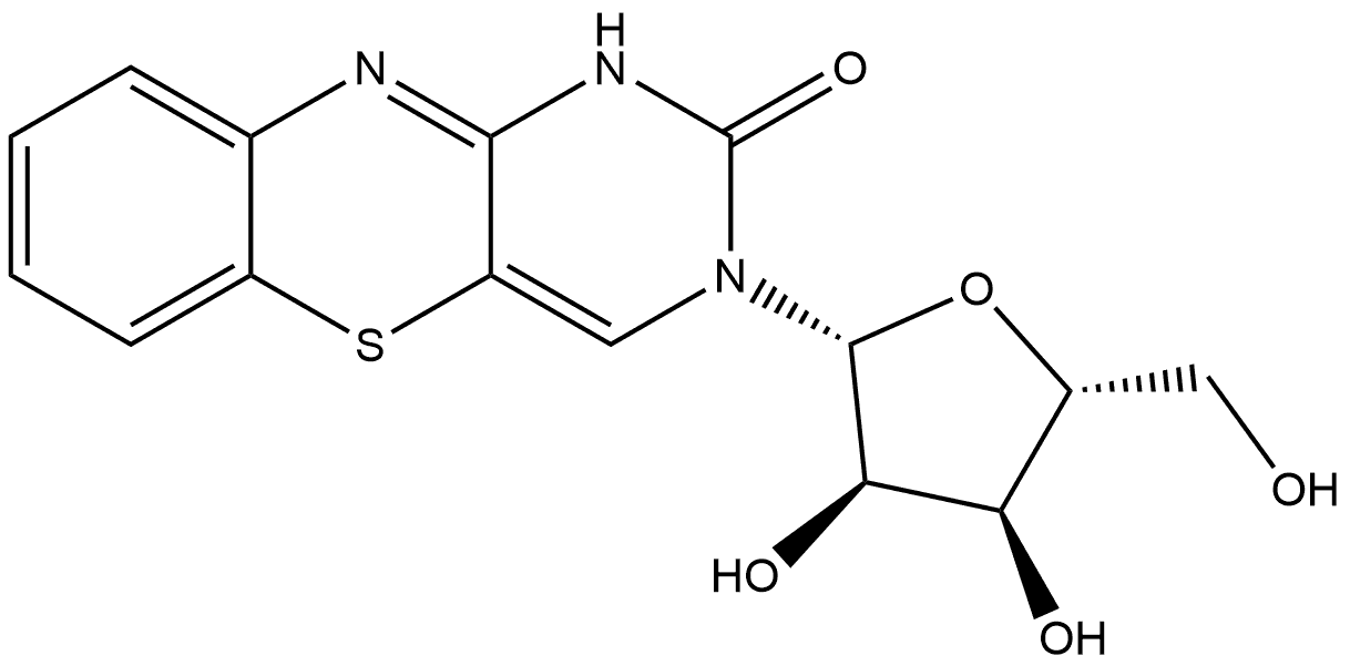 1174063-74-1 1H-Pyrimido[5,4-b][1,4]benzothiazin-2(3H)-one, 3-β-D-ribofuranosyl-