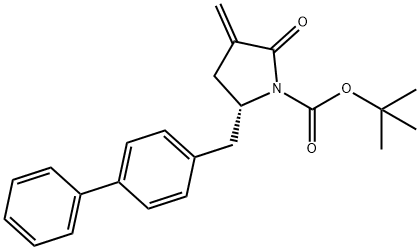 1-Pyrrolidinecarboxylic acid, 5-([1,1'-biphenyl]-4-ylmethyl)-3-methylene-2-oxo-, 1,1-dimethylethyl ester, (5R)-