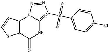 1174392-25-6 3-[(4-Chlorophenyl)sulfonyl]thieno[2,3-e][1,2,3]triazolo[1,5-a]pyrimidin-5(4H)-one