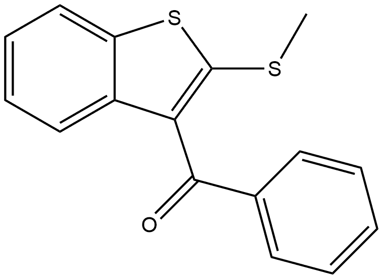 2-(Methylthio)benzo[b]thien-3-yl]phenylmethanone,1174642-50-2,结构式