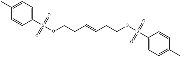 3-Hexene-1,6-diol, 1,6-bis(4-methylbenzenesulfonate), (3E)- 化学構造式