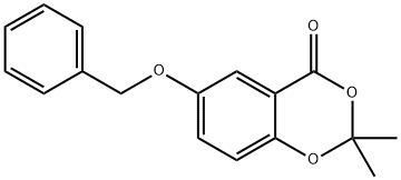 4H-1,3-Benzodioxin-4-one, 2,2-dimethyl-6-(phenylmethoxy)-
