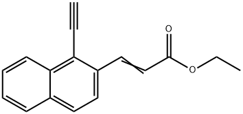 2-Propenoic acid, 3-(1-ethynyl-2-naphthalenyl)-, ethyl ester