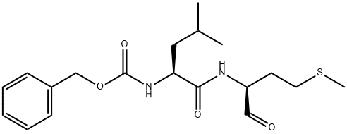 benzyloxycarbonyl-leucyl-methionine-H 结构式