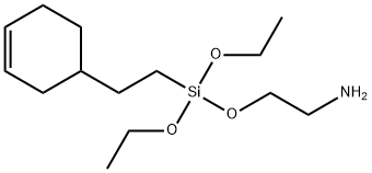 2-(((2-(Cyclohex-3-en-1-yl)ethyl)diethoxysilyl)oxy)ethanamine Structure
