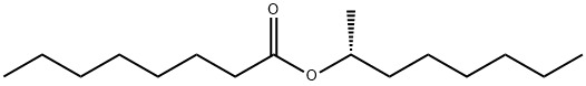 Octanoic acid, (1R)-1-methylheptyl ester Structure