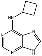 N-Cyclobutyl-1H-purin-6-amine Struktur