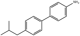 [1,1'-Biphenyl]-4-amine, 4'-(2-methylpropyl)-,1178104-53-4,结构式
