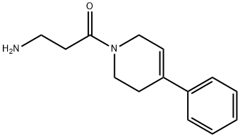 1-Propanone, 3-amino-1-(3,6-dihydro-4-phenyl-1(2H)-pyridinyl)-,1178174-61-2,结构式