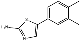 5-(3,4-二甲基苯基)噻唑-2-胺,1178218-53-5,结构式