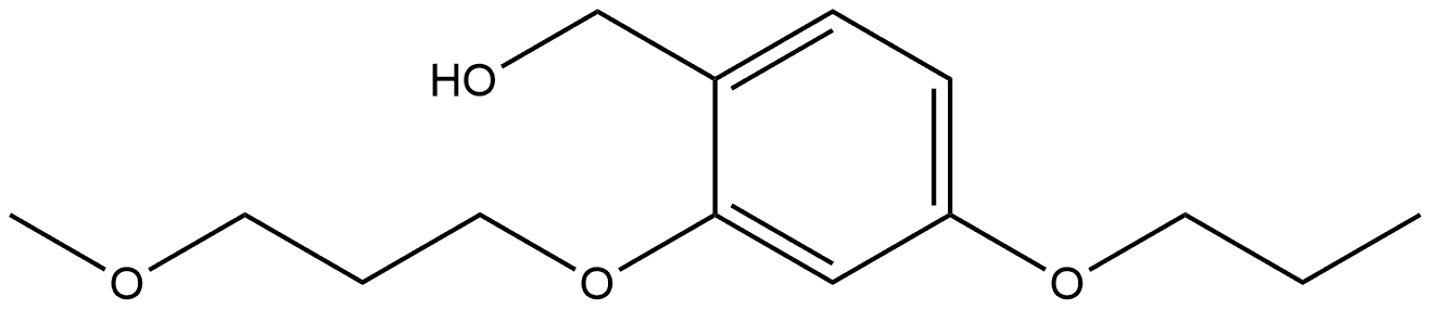 2-(3-Methoxypropoxy)-4-propoxybenzenemethanol,1178254-85-7,结构式