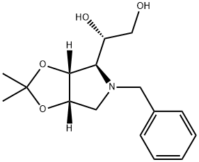 1,2-Ethanediol, 1-[(3aR,4R,6aS)-tetrahydro-2,2-dimethyl-5-(phenylmethyl)-4H-1,3-dioxolo[4,5-c]pyrrol-4-yl]-, (1S)-