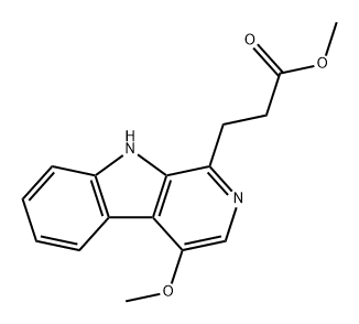 9H-Pyrido[3,4-b]indole-1-propanoic acid, 4-methoxy-, methyl ester