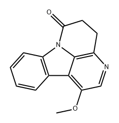 6H-Indolo[3,2,1-de][1,5]naphthyridin-6-one, 4,5-dihydro-1-methoxy-