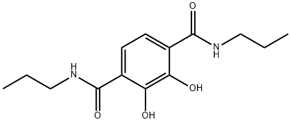 1,4-Benzenedicarboxamide, 2,3-dihydroxy-N1,N4-dipropyl- Struktur