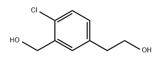 Benzeneethanol, 4-chloro-3-(hydroxymethyl)- Structure