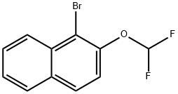 Naphthalene, 1-bromo-2-(difluoromethoxy)- Struktur