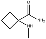 1-(methylamino)cyclobutane-1-carboxamide Struktur