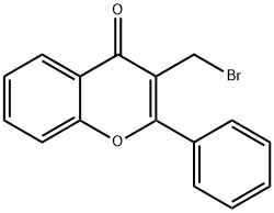 3-(Bromomethyl)-2-phenyl-4H-chromen-4-one Structure