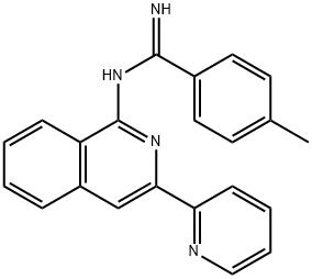 4-Methyl-N-(3-(pyridin-2-yl)isoquinolin-1-yl)benzimidamide Structure