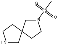 2,7-Diazaspiro[4.4]nonane, 2-(methylsulfonyl)- Structure