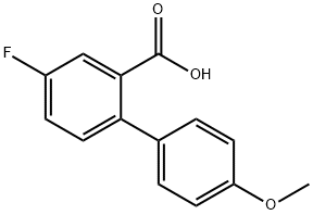 5-Fluoro-2-(4-methoxyphenyl)benzoic acid,1181566-86-8,结构式