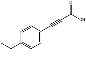 2-Propynoic acid, 3-[4-(1-methylethyl)phenyl]- 化学構造式