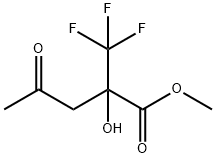 Pentanoic acid, 2-hydroxy-4-oxo-2-(trifluoromethyl)-, methyl ester Structure