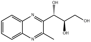 1,2,3-Propanetriol, 1-(3-methyl-2-quinoxalinyl)-, (1S,2R)- Structure