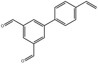 4'-乙烯基-[1,1'-联苯]-3,5-二甲醛 结构式