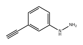 Hydrazine, (3-ethynylphenyl)- 化学構造式