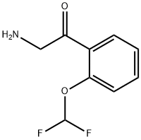 2-氨基-1-(2-(二氟甲氧基)苯基)乙烷-1-酮,1182790-62-0,结构式