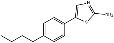 5-(4-Butylphenyl)thiazol-2-amine Struktur