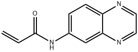 N-(Quinoxalin-6-yl)acrylamide Struktur