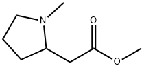 2-Pyrrolidineacetic acid, 1-methyl-, methyl ester Structure