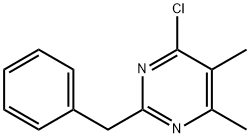 2-Benzyl-4-chloro-5,6-dimethylpyrimidine Struktur